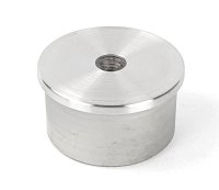 Edelstahl Wandanschluss mit M8 Innengewinde für 42,4 x 2,0 mm Edelstahlrohr