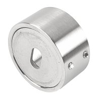 Wandbefestigung für 42,4 mm Edelstahlrohr - z.B. Hauseingang